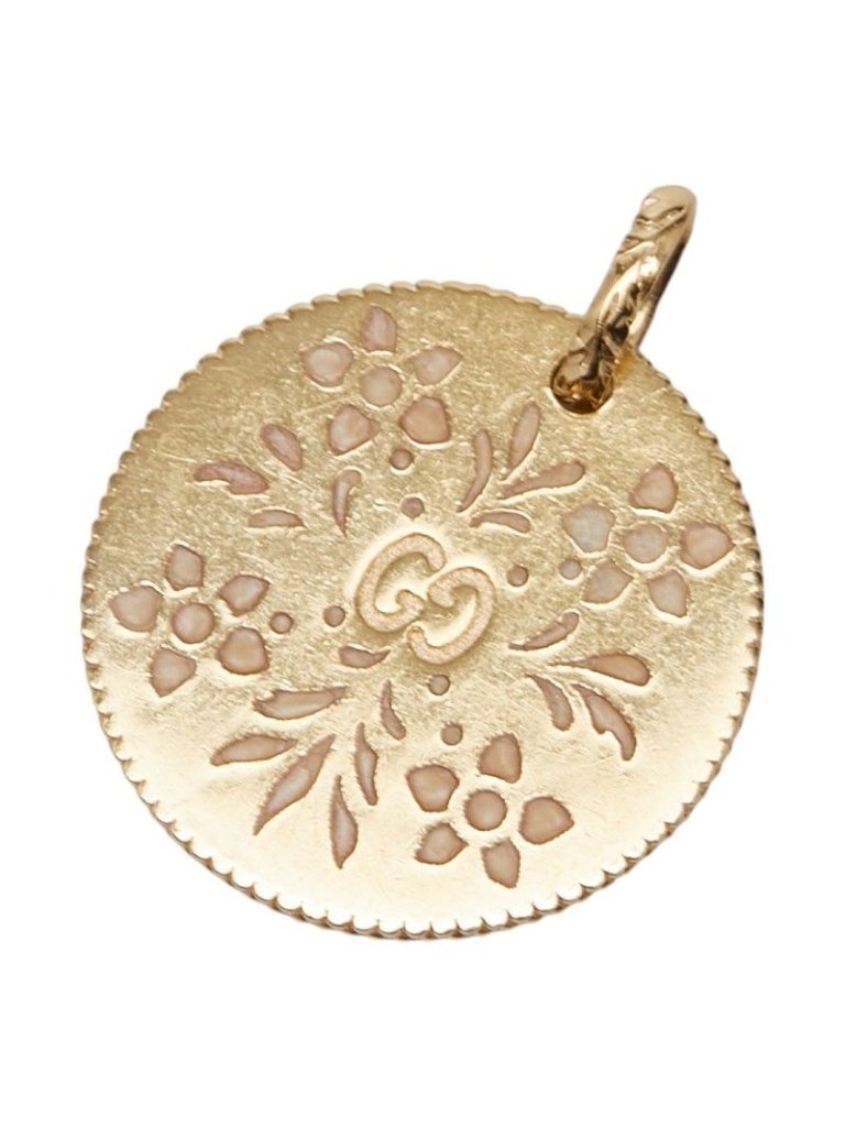 Gucci Icon Blue Pendant 18k Yellow Gold